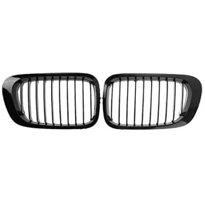 Abbildung von 19992002 E46 2 Türer Coupe Cabriolet Vor Facelift glänzend schwarz Nieren Frontgrill Kühlergrill Paar