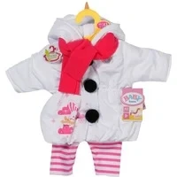Abbildung von BABY born Schneemann Kostüm bestehend aus Overall, Leggings und Schal für 43cm Puppen, 871690 Zapf Creation