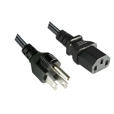 Abbildung von DINIC Stromkabel, Netzkabel für Amerika AWG 14 USA Typ B auf C13, 1,80m