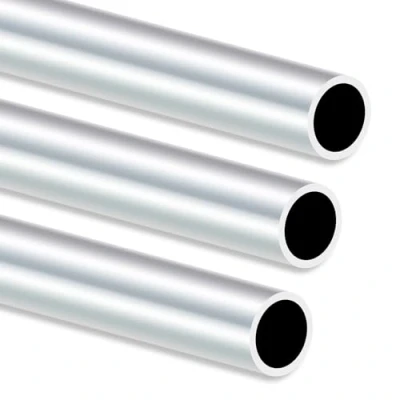 Abbildung von iMeistek 6063 Aluminium Rundrohr, 250 mm Länge, 22 Außendurchmesser, 18 Innendurchmesser, nahtlos, gerade, runde Rohre für Industrie, Dekoration, Architektur (3 Stück)