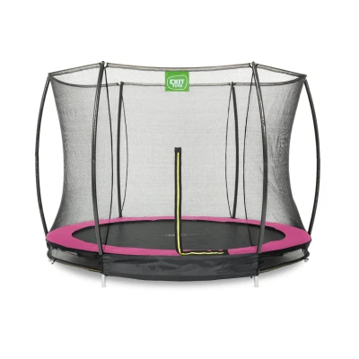 Abbildung von EXIT inground Trampolin ø305cm Silhouette (rosa)