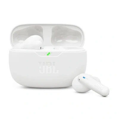 Abbildung von JBL Wave Beam 2, Kabellose Bluetooth In Ear Kopfhörer mit Noise Cancelling, 40 h Wiedergabezeit, Pure Bass Sound, Smart Ambient Technologie und Multipoint Verbindung, Weiß