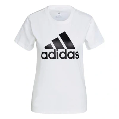 Abbildung von adidas Sportswear Tshirt print, Damen, Größe: XS, White/black
