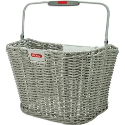 Abbildung von KLICKfix Fahrradkorb Structura Retrosteingrau 25x34x27 cm