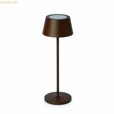 Abbildung von Maul Akku Tischleuchte MAULnina Tischlampe kabellos mit langlebigem aufladbar bis zu 10h Beleuchtung Lampe dimmbar für Schreibtisch, Nachttisch &amp; Outdoor Braun