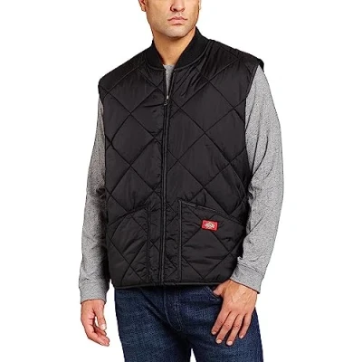Abbildung von Dickies, Herren, Diamantgesteppte Weste, Schwarz, XXL