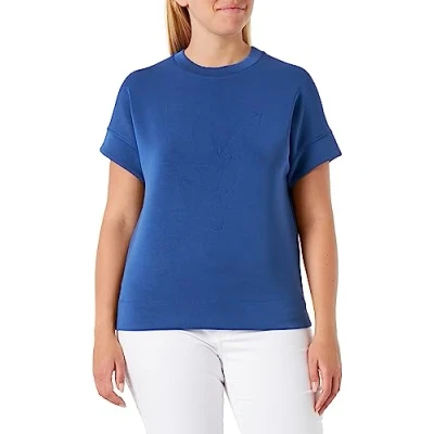 Abbildung von s.Oliver Scubaim Loose FIT Tshirt basic, Damen, Größe: 32, Royalblau