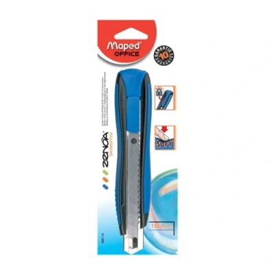 Abbildung von Maped 86110 Cutter Zenoa Sensitiv, Klinge: 18 mm, blau