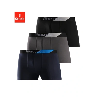 Abbildung von Bench 3 PACK Panties, Herren, Größe: Small, Anthrazit/ navy/schwarz
