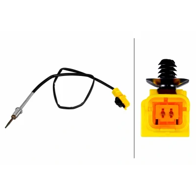 Abbildung von HELLA 6PT 010 376 591 Sensor, Abgastemperatur RENAULT: ESPACE 4, LAGUNA 2 Grandtour, MEGANE Coupe Cabriolet, NISSAN: Qashqai / Qashqai+2 I, X Trail