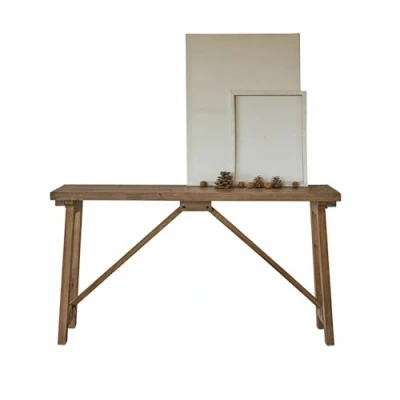 Abbildung von Loberon Konsole Flemming, Landhaus Stil, Nachhaltig &amp; Umweltfreundlich, Handbemalt Schöne Maserung, Konsolentisch, Kiefernholz, braun