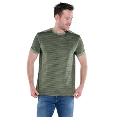 Abbildung von engbers Herren Rundhals T Shirt, 38135, Khaki in Größe L