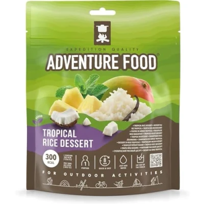 Abbildung von Gefriergetrocknete Mahlzeit Dessert mit tropischem Reis Expedition Quality