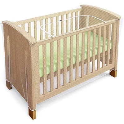 Abbildung von Luigi&#039;s Moskitonetz für Kinderbetten Mückennetz Babybetten/Gitterbetten. Insektenschutz mit Reissverschluss, schnellen und einfachen Zugang zu Ihrem Baby
