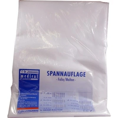 Abbildung von Molton Spannauflage 100x200 cm mit Folie einseitig