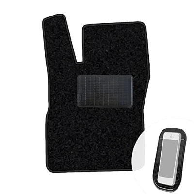 Abbildung von moto MOLTICO Fahrer Fußmatte Auto Velours Fahrerseite Autoteppiche Schwarz Fahrermatte 1 teilig passend für Opel Astra F 1991 2002
