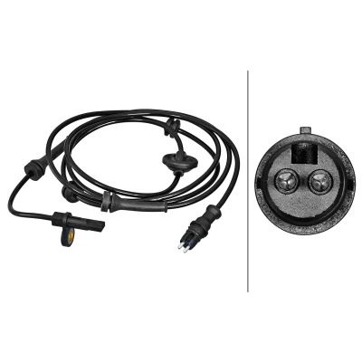 Abbildung von HELLA 6PU 358 217 301 ABS Sensor Hallsensor 2 1882 FIAT: Doblo I Kombi