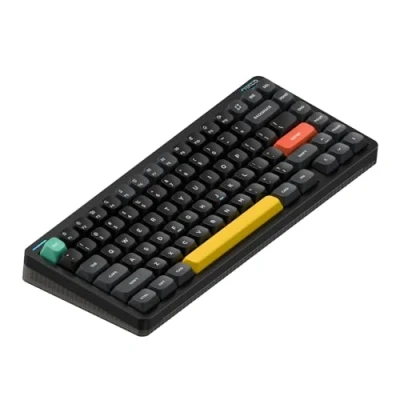Abbildung von nuphy Halo75 V2 Mechanische Gaming Tastatur 75% kabellos Hot Swap Fähige Tastatur,83 Tasten RGB mit Hintergrundbeleuchtung, unterstützt Bluetooth/2.4GHz/USB C (Black Silent Red Switch)