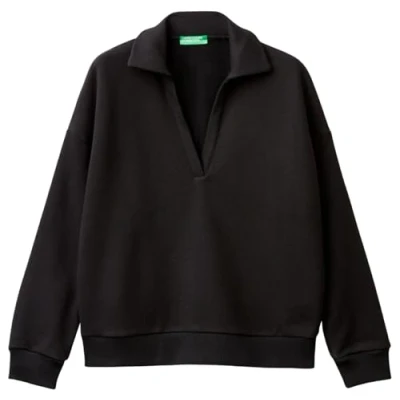 Abbildung von United Colors of Benetton Sweatshirt, Damen, Größe: Large, Black