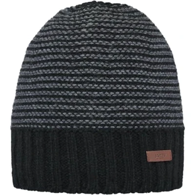 Abbildung von Barts Herren David Beanie Baskenmütze, Schwarz (0001 BLACK 001L), One Size (Herstellergröße: Uni)