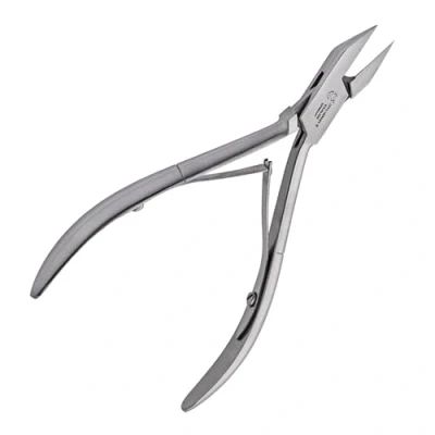 Abbildung von Otto Herder Eckenzange Turmspitz Nagelzange 10.5 cm Fusspflegezange gegen eingewachsene Nägel, rostfreier Edelstahl