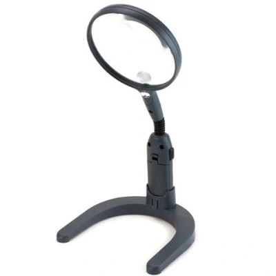 Abbildung von Carson Flexible Standlupe mit LED 2x110mm