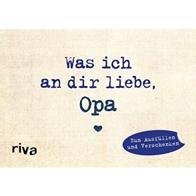 Abbildung von Was ich an dir liebe, Opa Miniversion: Zum Ausfüllen und Verschenken