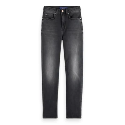 Abbildung von Scotch &amp; Soda CORE THE SKY Jeans Straight Leg, Damen, Größe: 30x34, Black night