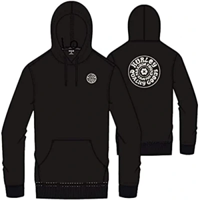 Abbildung von Hurley Herren Power Flower Po Fleece Sweatshirt, schwarz, Small