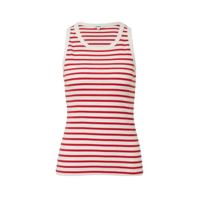 Abbildung von s.Oliver Shirttop Slim Fit Top mit Rippstruktur