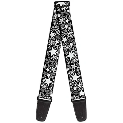 Abbildung von Buckle Down GS W31923 Gitarrengurt &quot;Stargazer Schwarz/Weiß&quot;