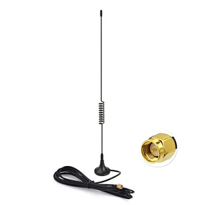 Abbildung von Bingfu DAB Auto Radio Antenne Magnetantenne SMA Stecker Empfänger 5m Verlängerungskabel Kompatibel mit Stereo Head Unit Tuner