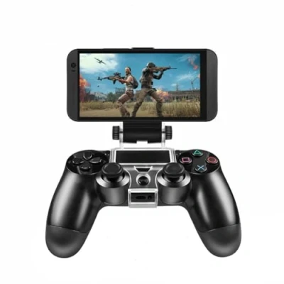 Abbildung von Suchkeit PS4 Controller Telefonhalterung, Telefonclip für Controller, Mobile Gaming Halterung, verstellbare Ständerklemme, kompatibel mit Dualshock 4/PS4 Slim/PS4 Pro Controllern Rmote Play