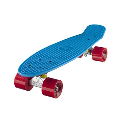 Abbildung von Ridge Skateboard Mini Cruiser, blau rot, 22 Zoll, R22