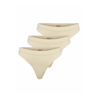 Abbildung von ONLY T String ONLVICKY RIB S LESS THONG 3 PK NOOS (Packung, St)