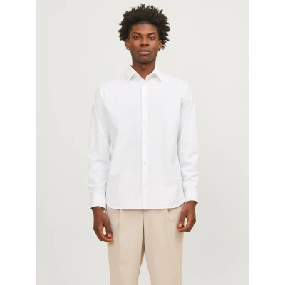 Abbildung von JACK &amp; Jones Premium Oberhemd SLIM FIT Hemd, Herren, Größe: Small, White