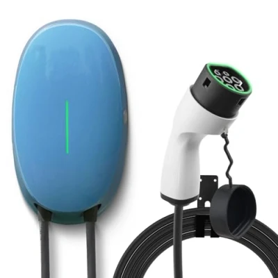 Abbildung von EIDYBOX Typ 2 Ladekabel 6M Ladegerät Elektroauto Wallbox 7,2KW Home Ladestation 32A Einphasig EV Charger, Wasserdicht IP66
