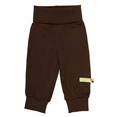 Abbildung von loud + proud Stoffhose für Kinder, Größe: 74/80, Chocolate