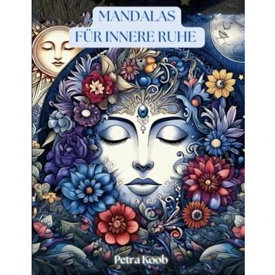 Abbildung von Mandalas für innere Ruhe: Meditative Kunst mit inspirierenden Sprüchen zur Förderung von Gelassenheit und Entspannung, 37 Motive