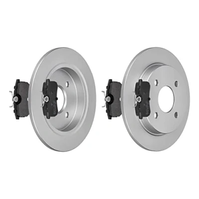 Abbildung von f.becker_line Bremsensatz Bremsscheiben Ø253MM + Bremsbeläge Hinten kompatibel mit FORD FOCUS FIESTA Bremsen Set Bremsenset Bremsanlage