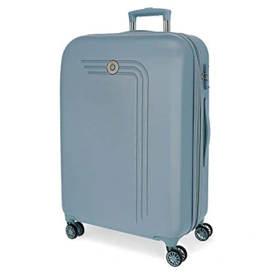 Abbildung von Movom Riga Großer Koffer Blau 56x80x29 cms Hartschalen ABS TSA Schloss 108L 4,8Kgs 4 Doppelräder Erweiterbar