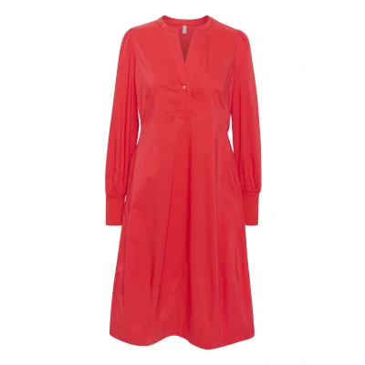 Abbildung von Culture Cuantoinett Freizeitkleid, Damen, Größe: Large, Fiery red