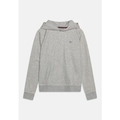 Abbildung von GANT Shield Hoodie Unisex Sweatshirt für Kinder, Größe: 170, Light grey melange