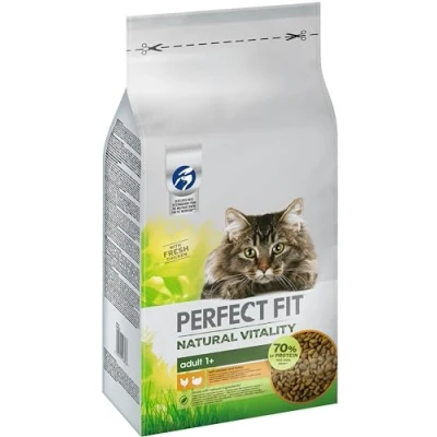 Abbildung von Perfect Fit Natural Vitality Adult 1+ Trockenfutter für erwachsene Katzen ab 1 Jahr Huhn &amp; Truthahn Unterstützt die Vitalität 6 kg