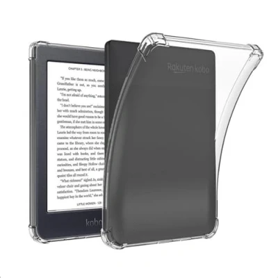 Abbildung von GIOPUEY Hülle für Tolino Page 2, Weiche TPU Rückenschale, Dünne Abdeckung, Airbag Schutz, Case Kompatibel mit 2 Transparentes