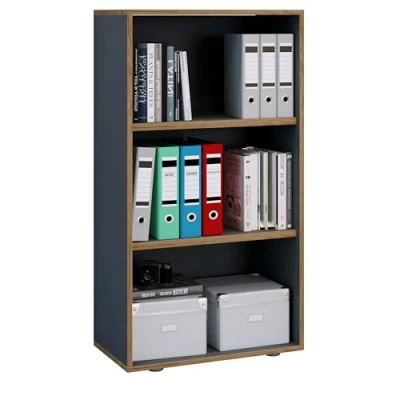 Abbildung von VCM Aktenregal Holz Büro Regal Bücher Ordner Salia 3f, 1 tlg.