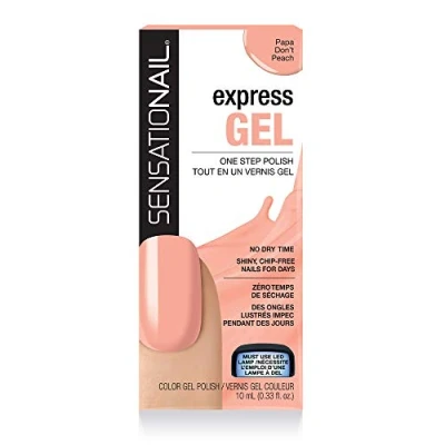 Abbildung von SensatioNail Express Gel Polish Papa don&#039;t Peach, 1er Pack (1 x 10 ml)