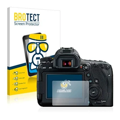 Abbildung von BROTECT Schutzglas für Canon EOS 6D Mark II Schutzfolie Panzer Folie Glas [Extrem Kratzfest 9H, Anti Fingerprint, Ultra Transparent]
