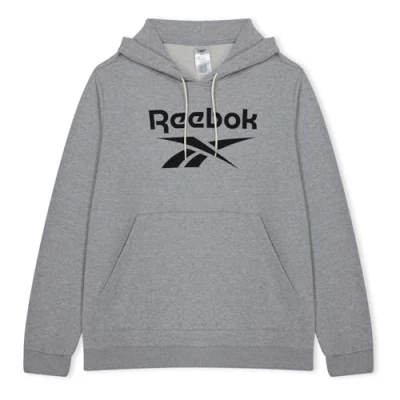 Abbildung von Reebok Herren Identity Big Logo Sweatshirt, Medium Grey Heather/Black, XS
