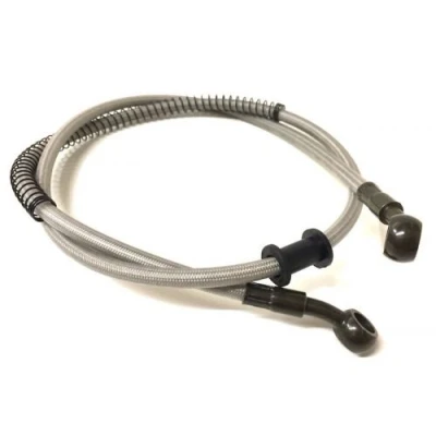 Abbildung von Universal Stahlflex Bremsleitung vorne 105 cm Bremsschlauch Motorrad Roller Moped Quad Mofa Mokick